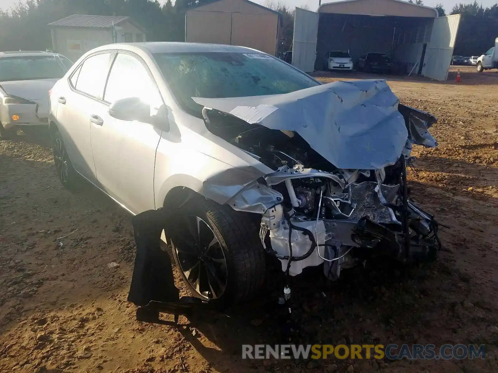 1 Photograph of a damaged car 2T1BURHE3KC178303 TOYOTA COROLLA 2019