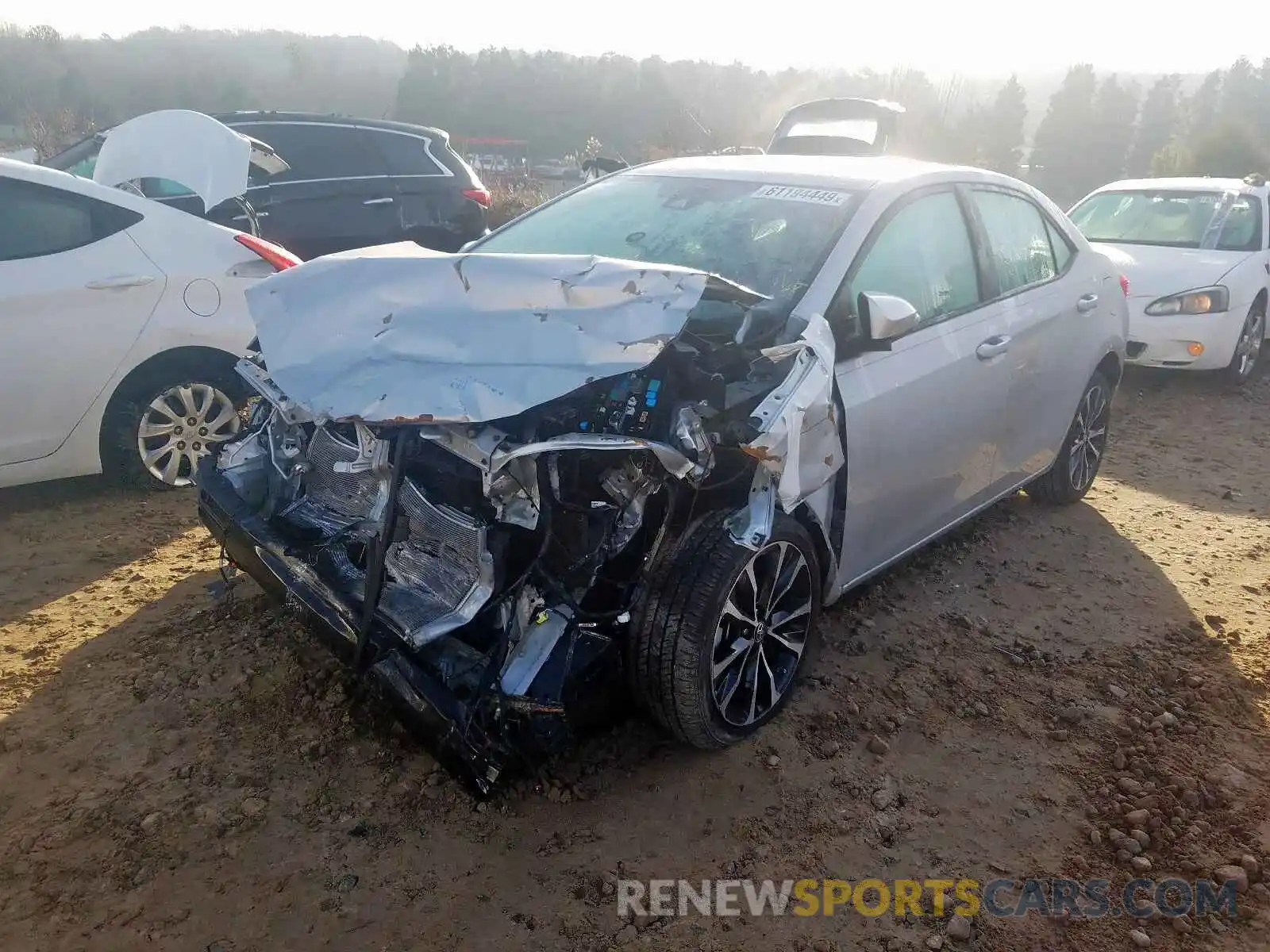 2 Photograph of a damaged car 2T1BURHE3KC178303 TOYOTA COROLLA 2019