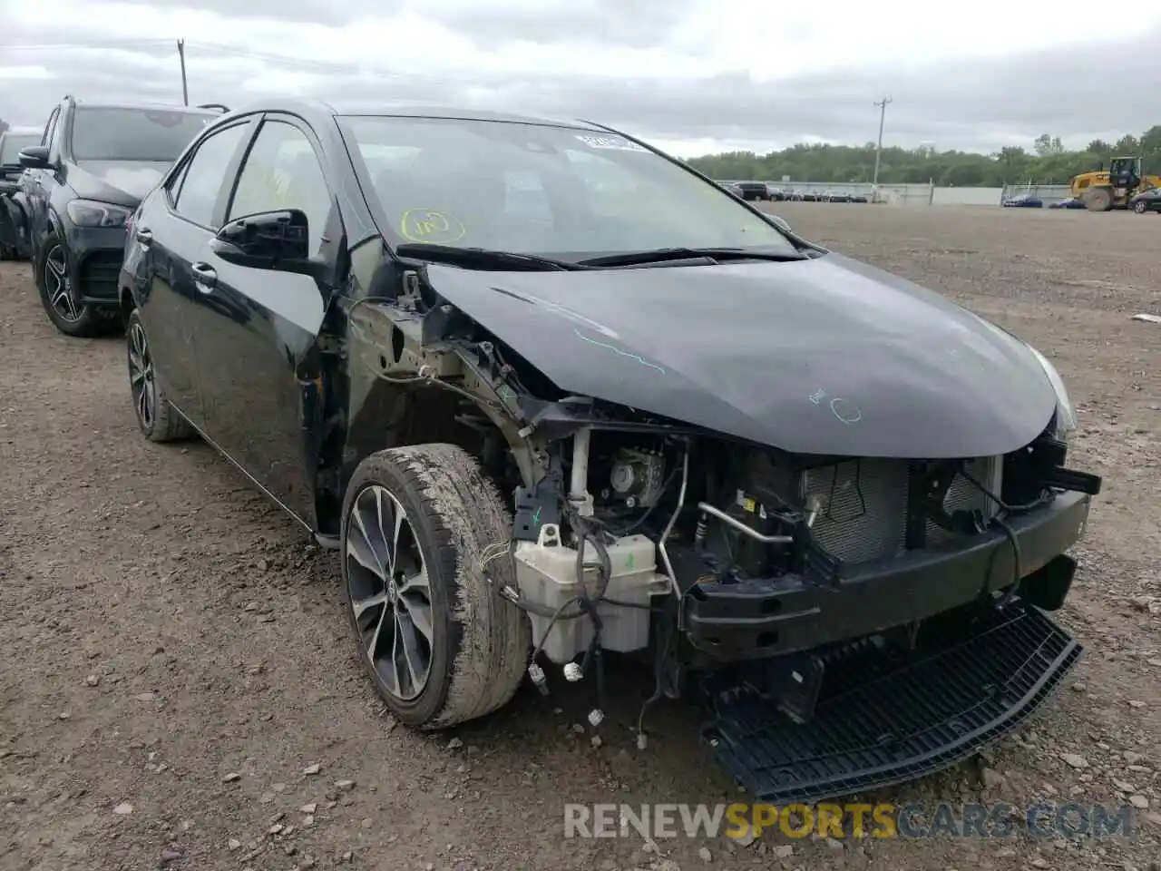 1 Photograph of a damaged car 2T1BURHE3KC178320 TOYOTA COROLLA 2019