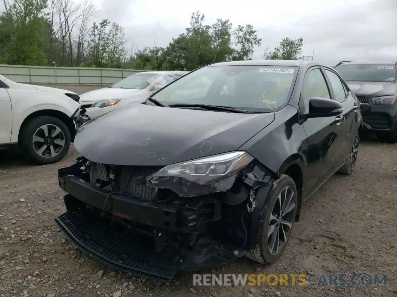 2 Photograph of a damaged car 2T1BURHE3KC178320 TOYOTA COROLLA 2019