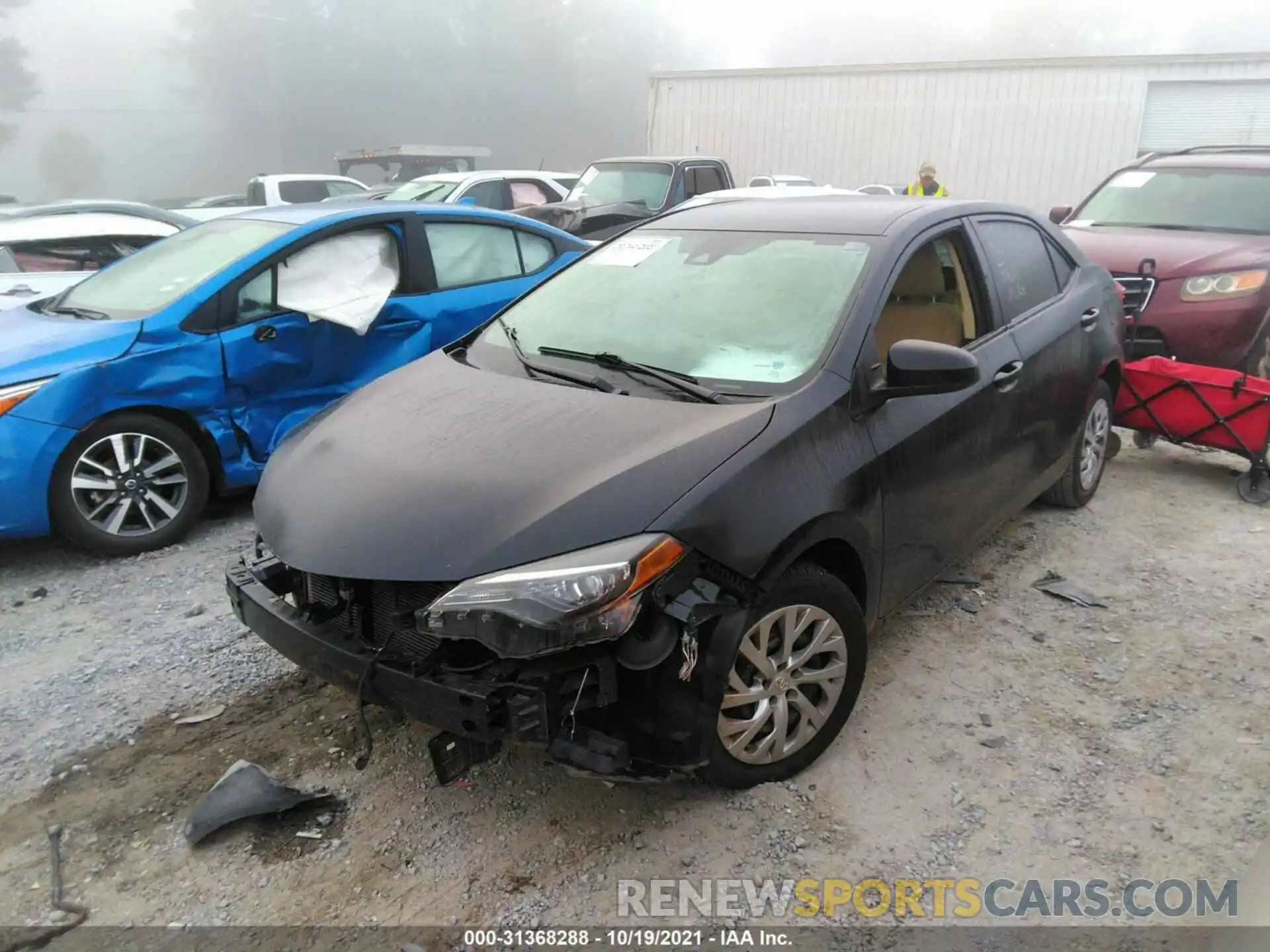 2 Photograph of a damaged car 2T1BURHE3KC178379 TOYOTA COROLLA 2019