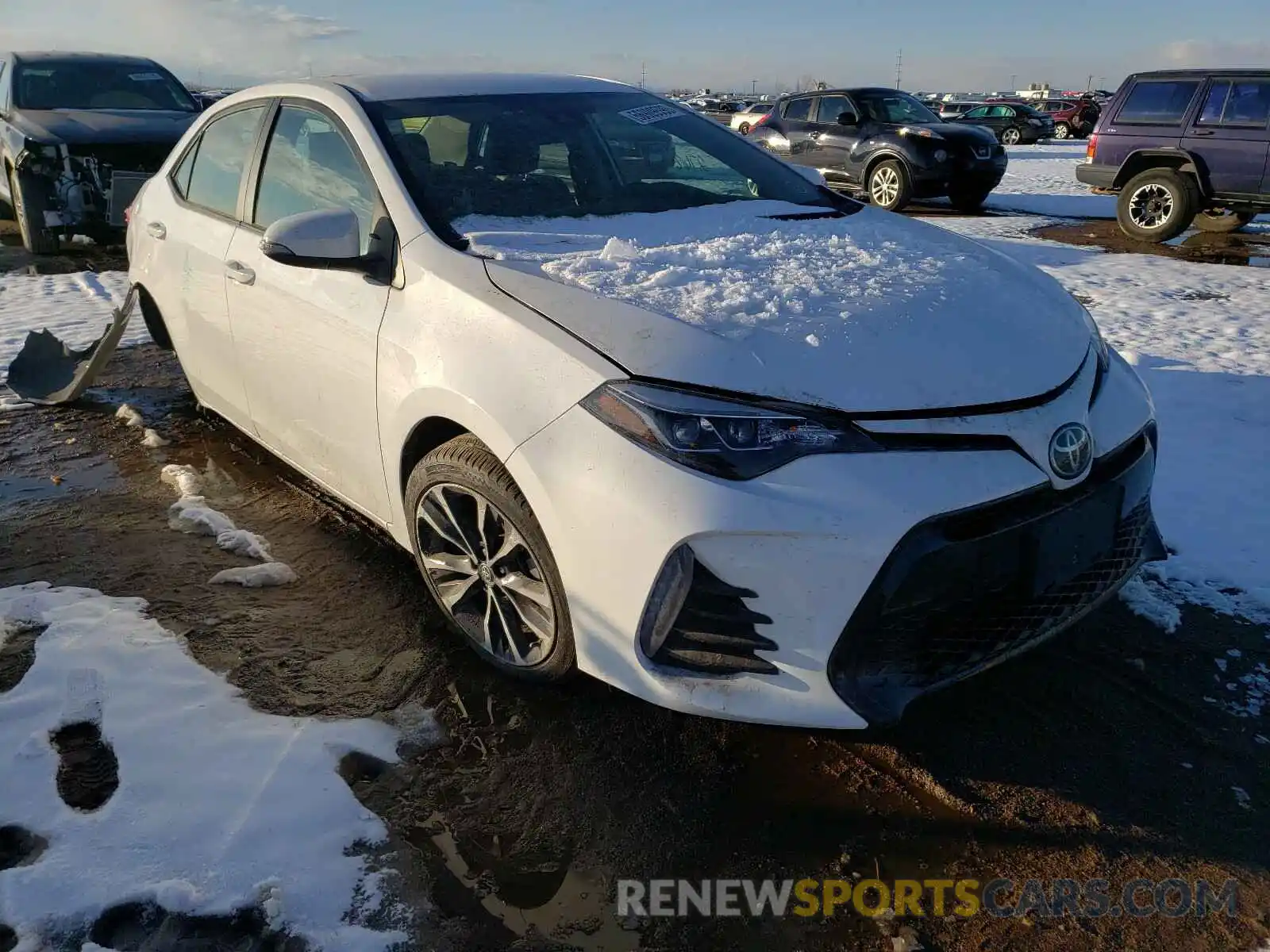 1 Photograph of a damaged car 2T1BURHE3KC178527 TOYOTA COROLLA 2019