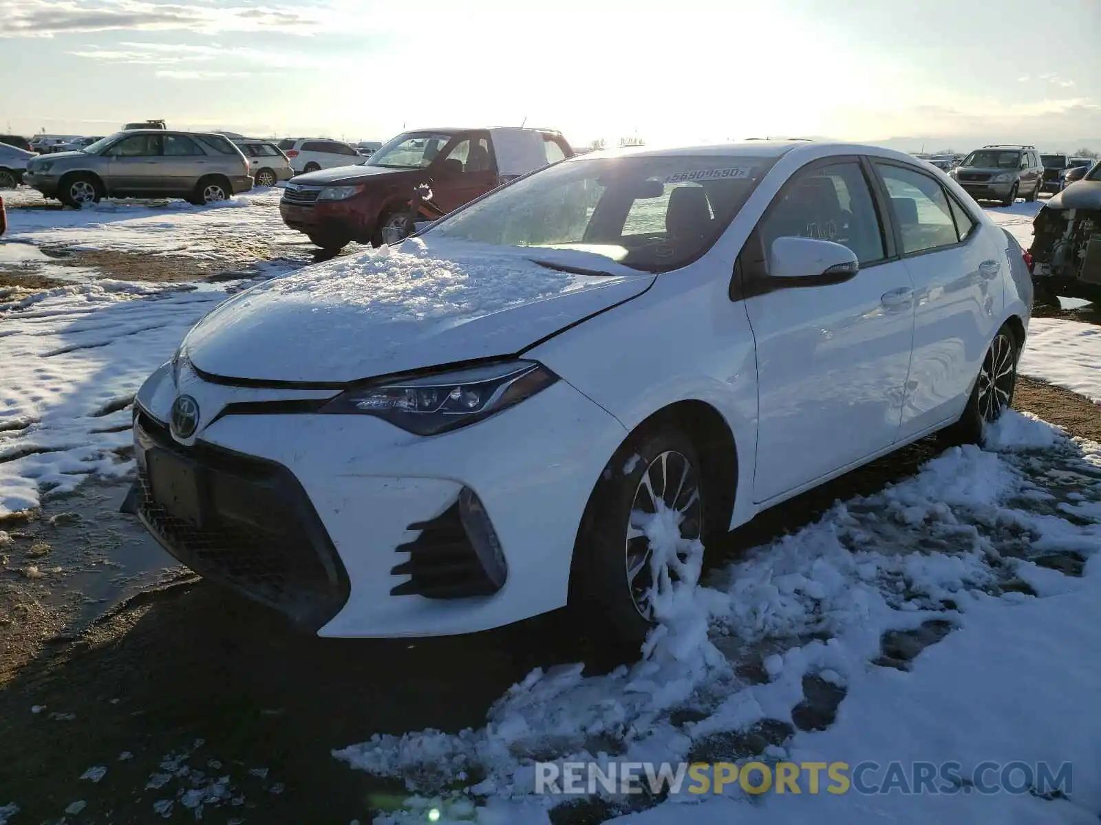 2 Photograph of a damaged car 2T1BURHE3KC178527 TOYOTA COROLLA 2019