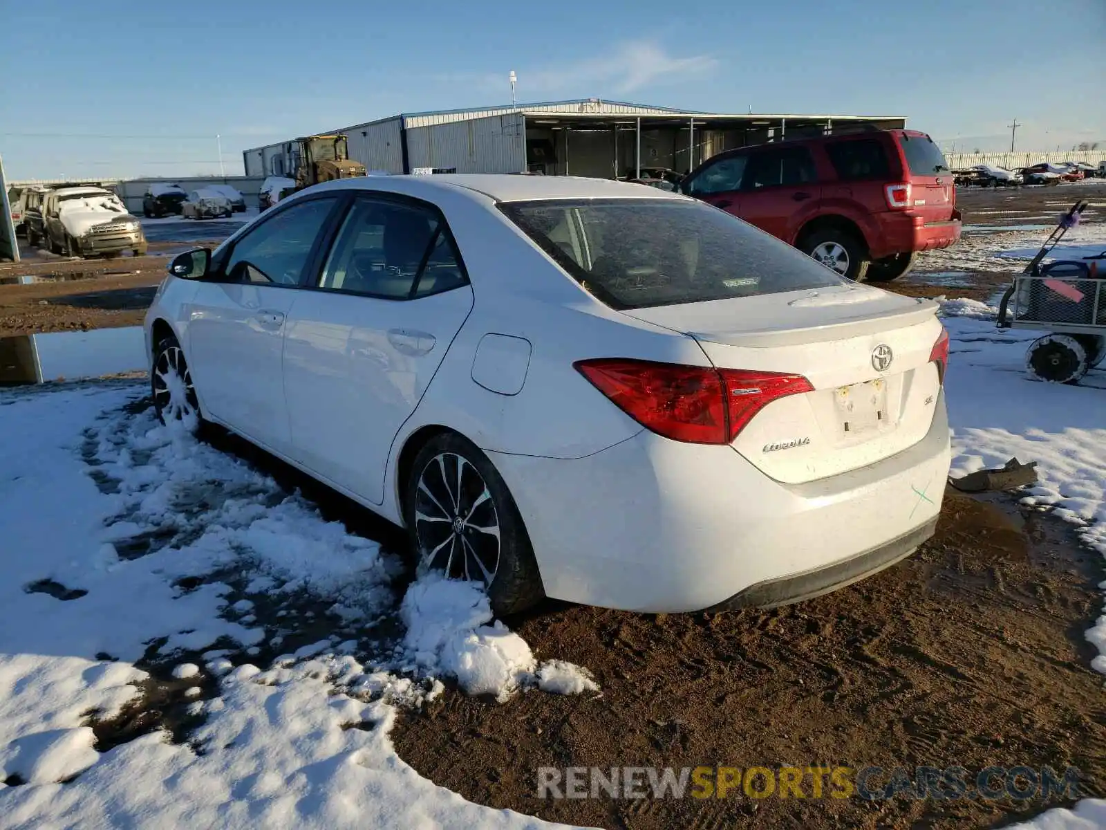 3 Photograph of a damaged car 2T1BURHE3KC178527 TOYOTA COROLLA 2019