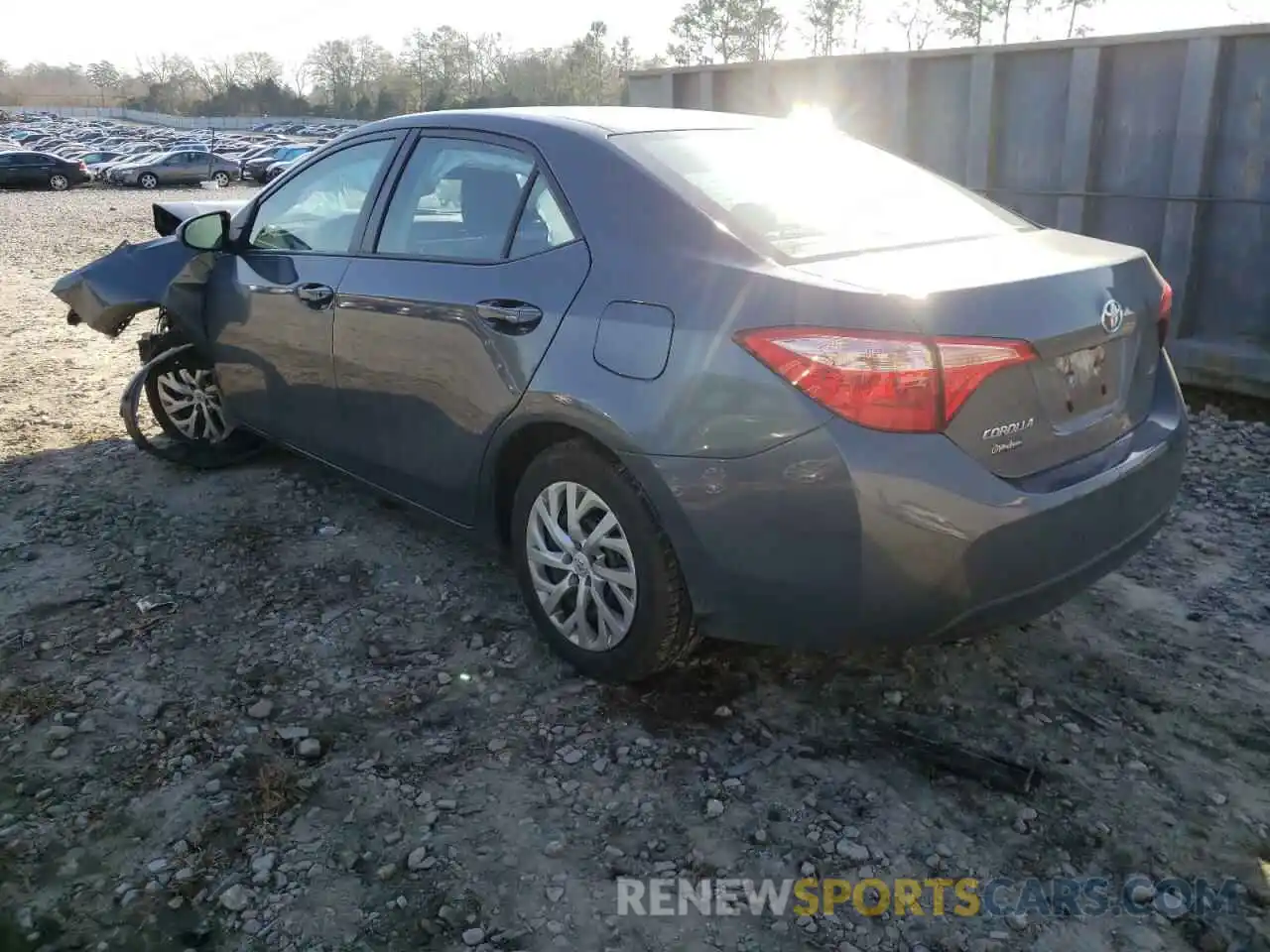 3 Photograph of a damaged car 2T1BURHE3KC178625 TOYOTA COROLLA 2019