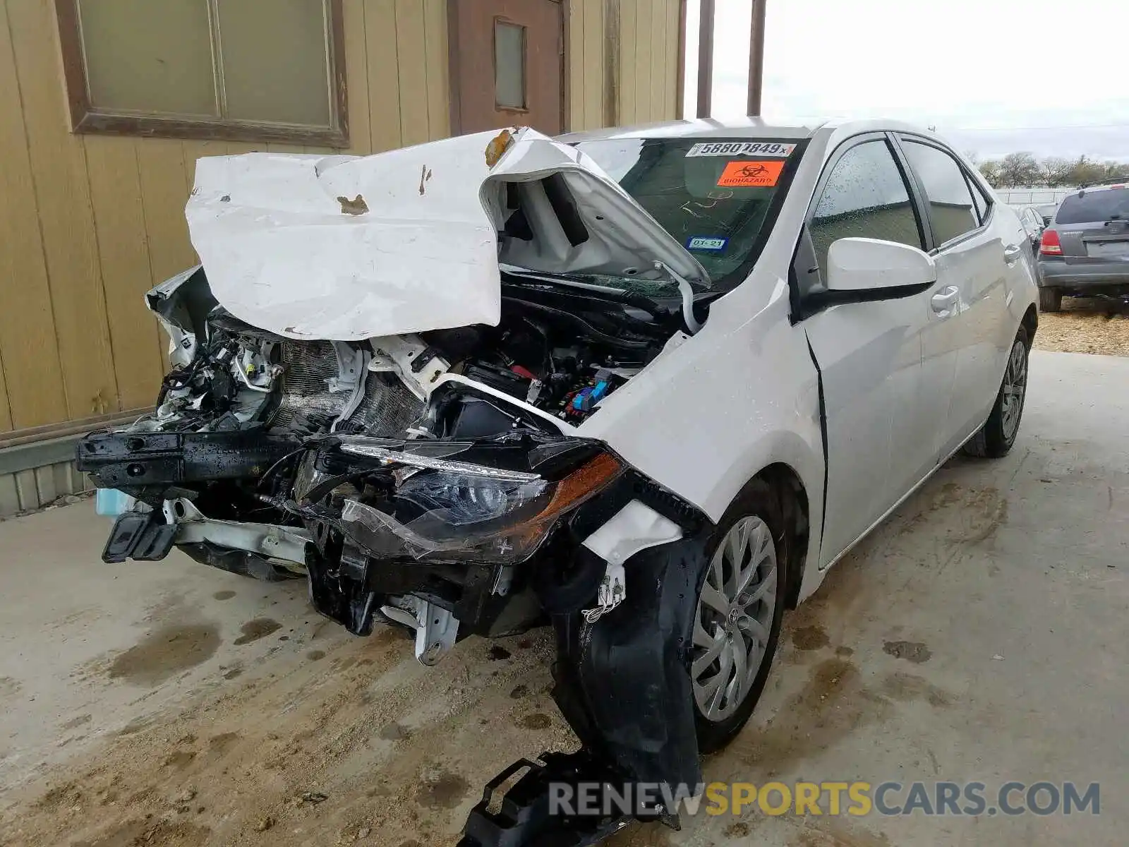 2 Photograph of a damaged car 2T1BURHE3KC178902 TOYOTA COROLLA 2019