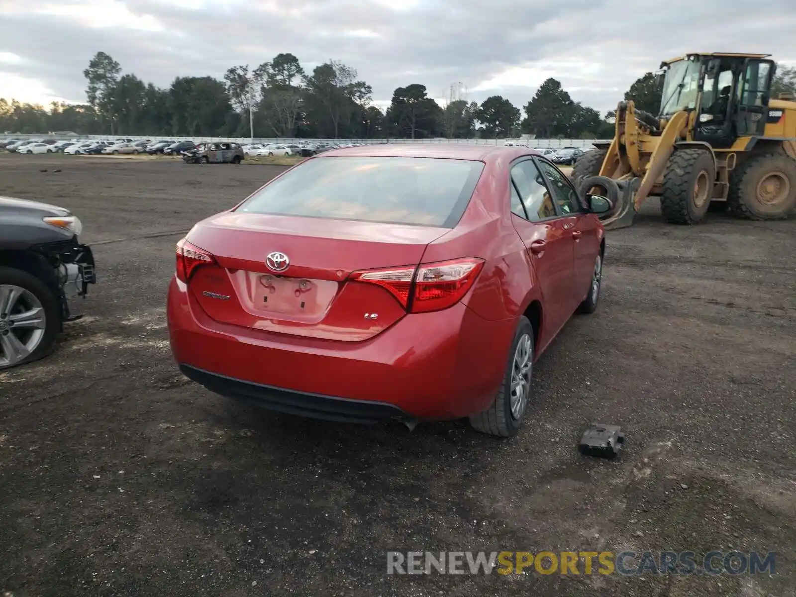 4 Photograph of a damaged car 2T1BURHE3KC179421 TOYOTA COROLLA 2019