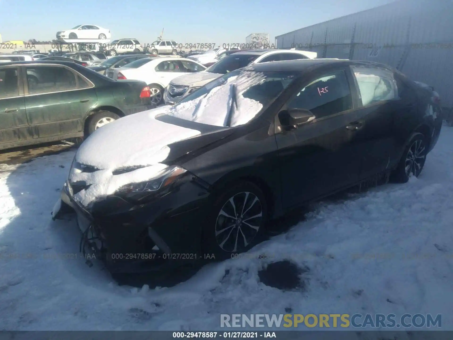 2 Photograph of a damaged car 2T1BURHE3KC180200 TOYOTA COROLLA 2019