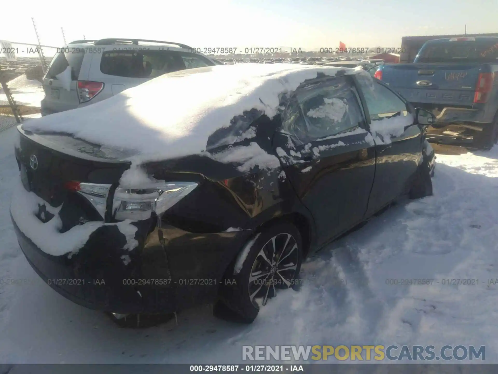 4 Photograph of a damaged car 2T1BURHE3KC180200 TOYOTA COROLLA 2019