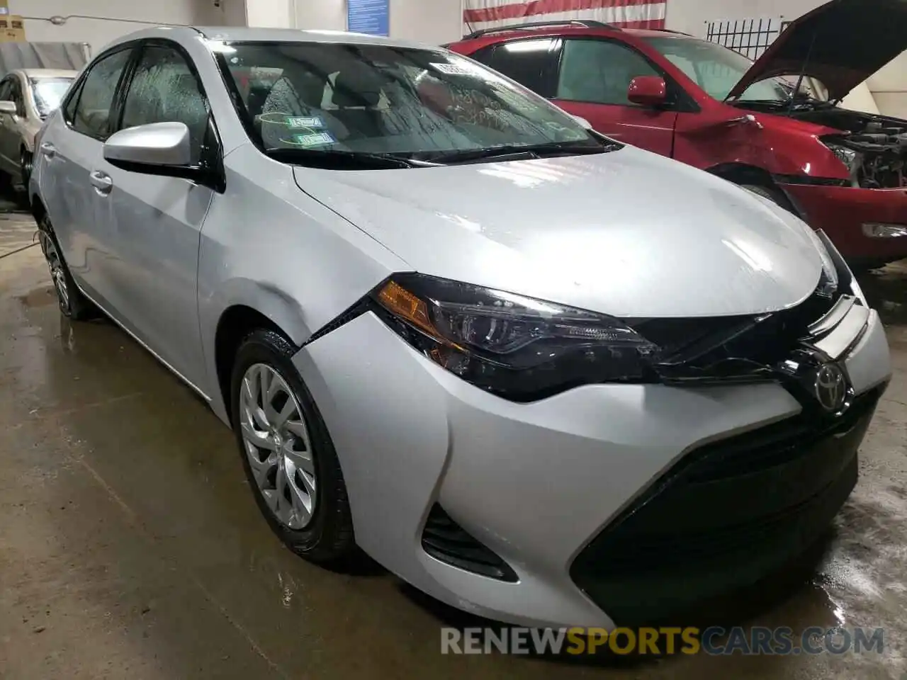 1 Photograph of a damaged car 2T1BURHE3KC180245 TOYOTA COROLLA 2019