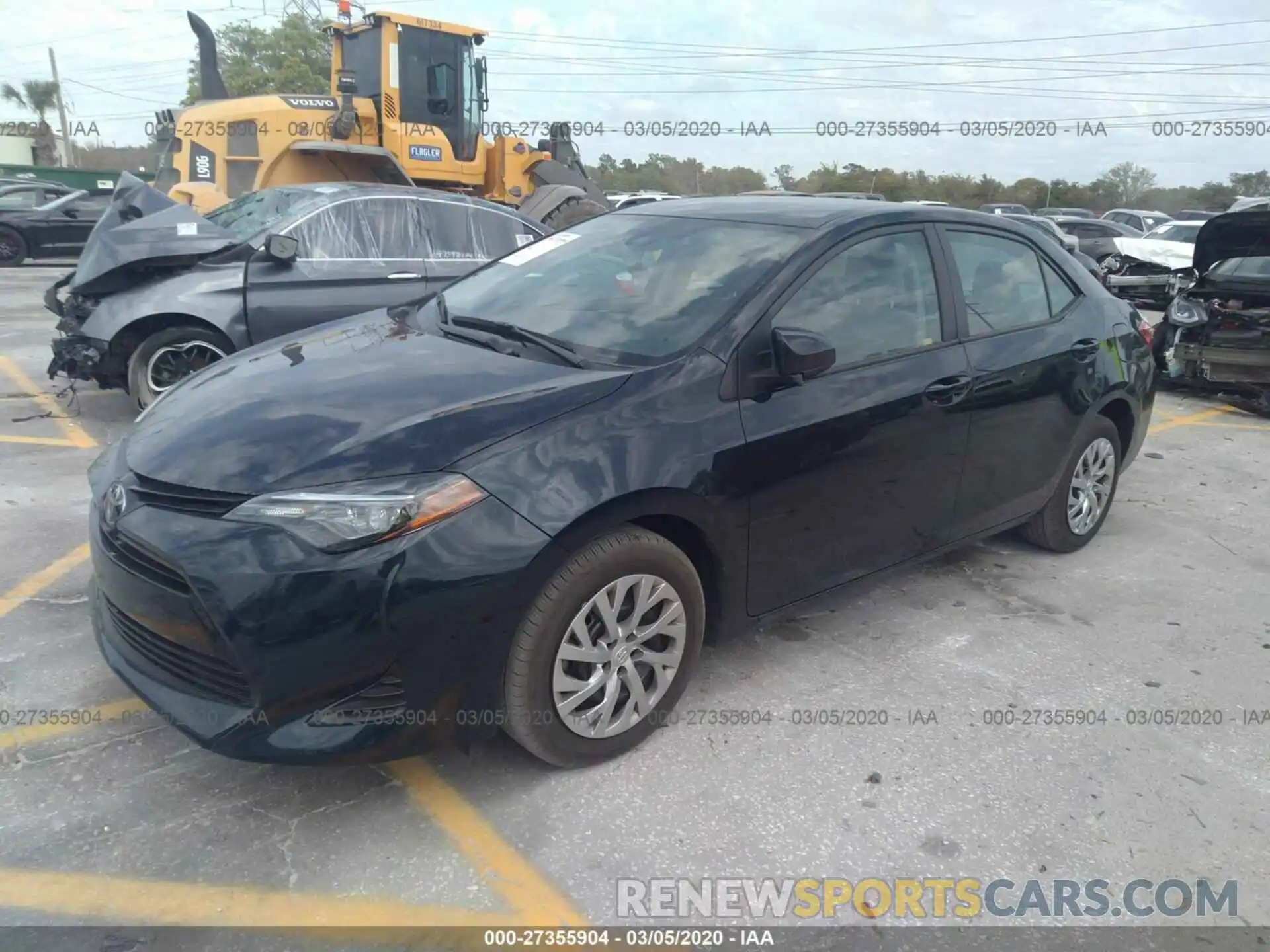 2 Photograph of a damaged car 2T1BURHE3KC180830 TOYOTA COROLLA 2019