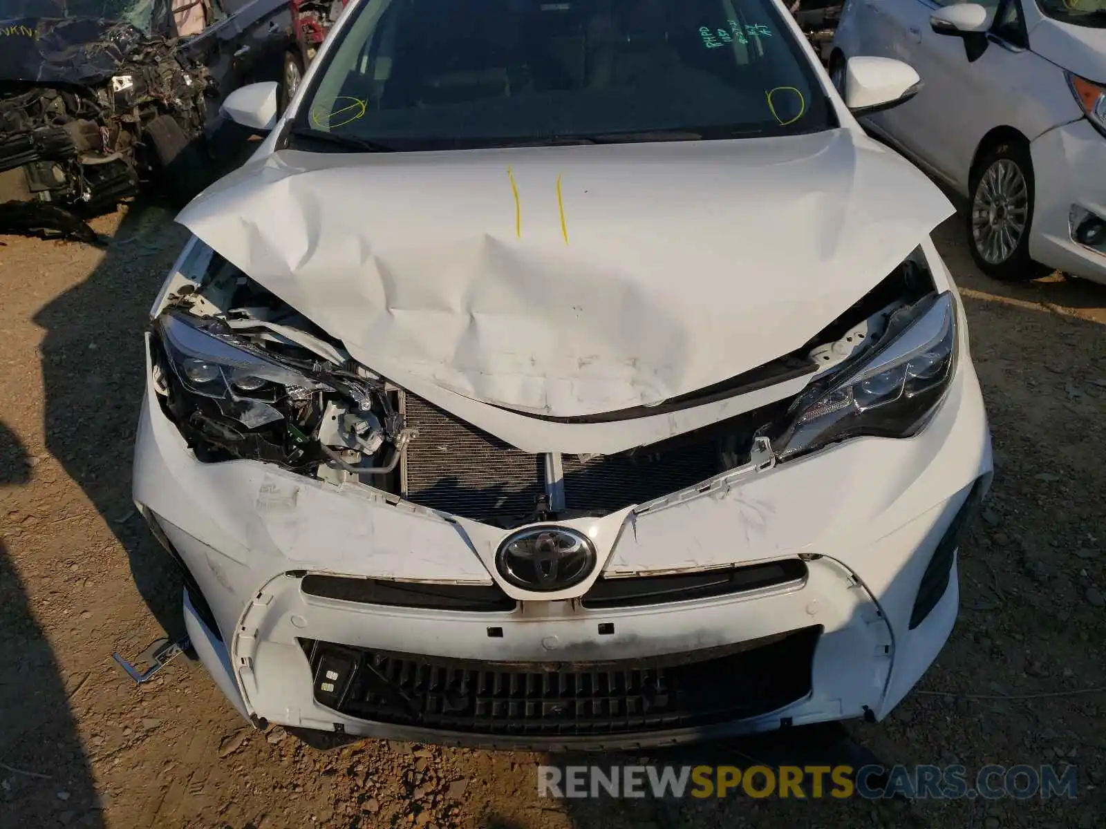 7 Photograph of a damaged car 2T1BURHE3KC181301 TOYOTA COROLLA 2019