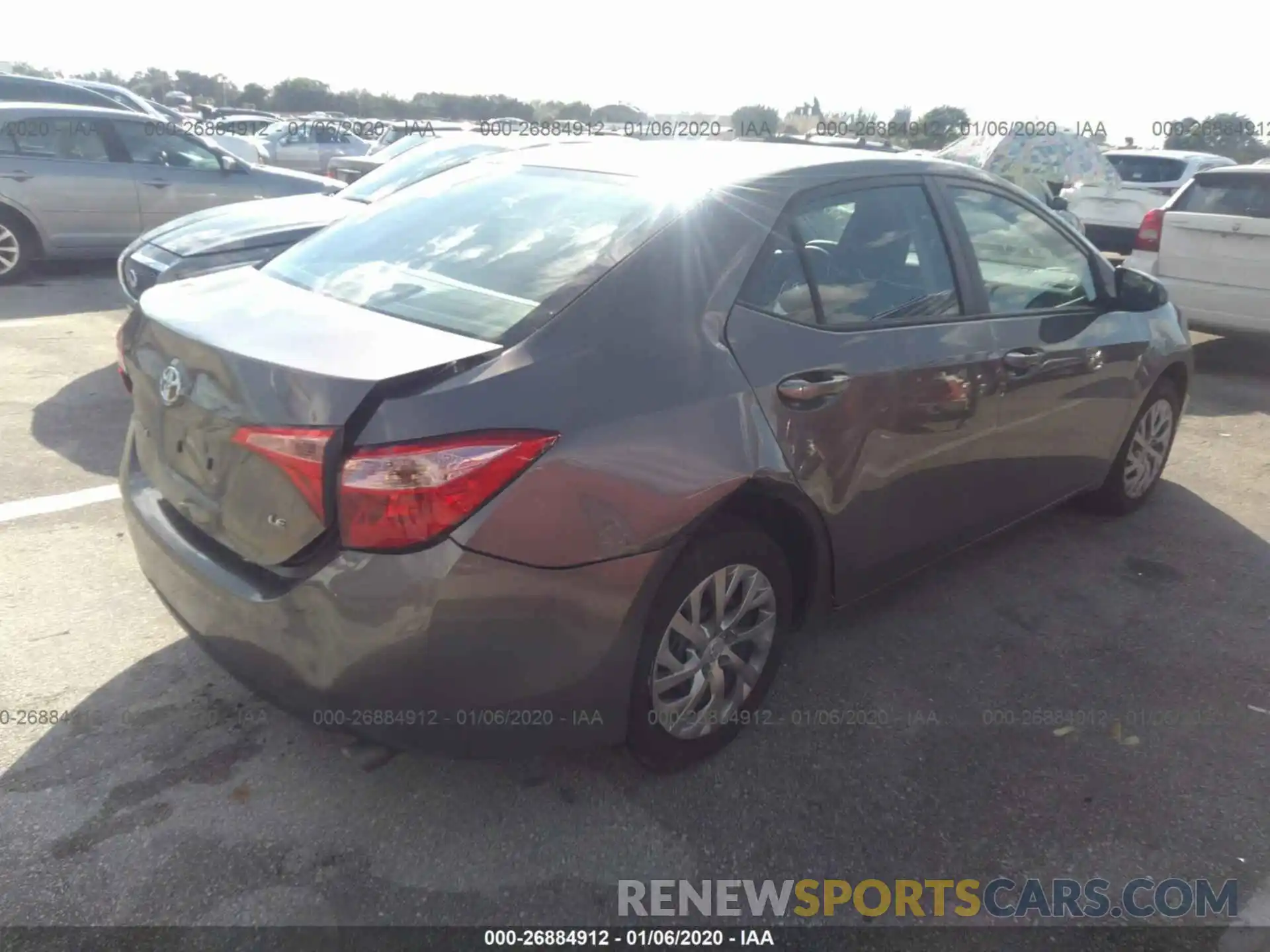 4 Photograph of a damaged car 2T1BURHE3KC181377 TOYOTA COROLLA 2019