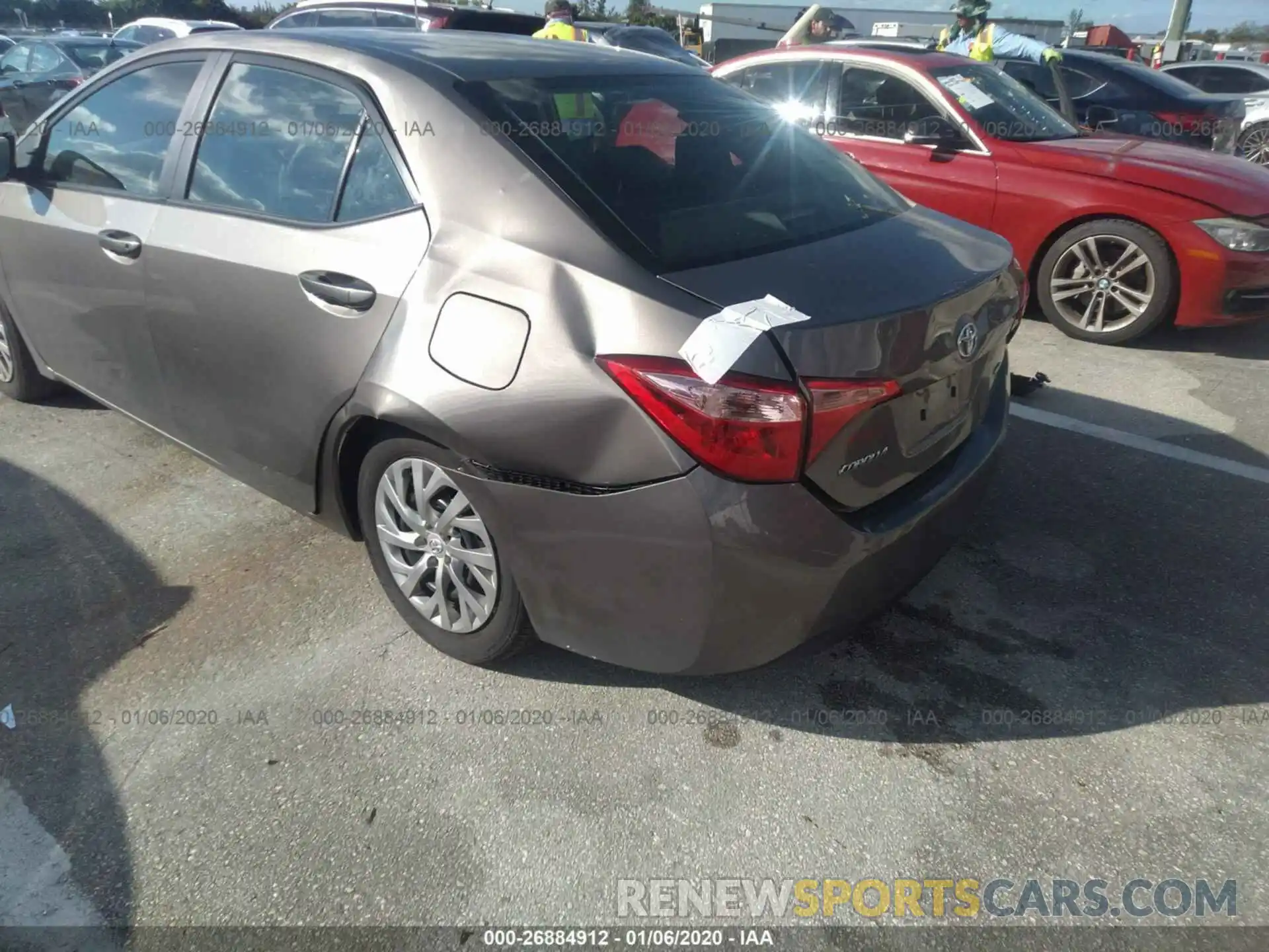 6 Photograph of a damaged car 2T1BURHE3KC181377 TOYOTA COROLLA 2019