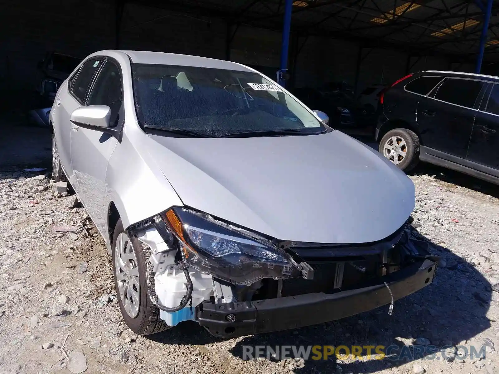 1 Photograph of a damaged car 2T1BURHE3KC182044 TOYOTA COROLLA 2019