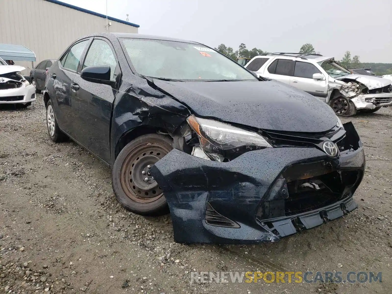 1 Photograph of a damaged car 2T1BURHE3KC182190 TOYOTA COROLLA 2019