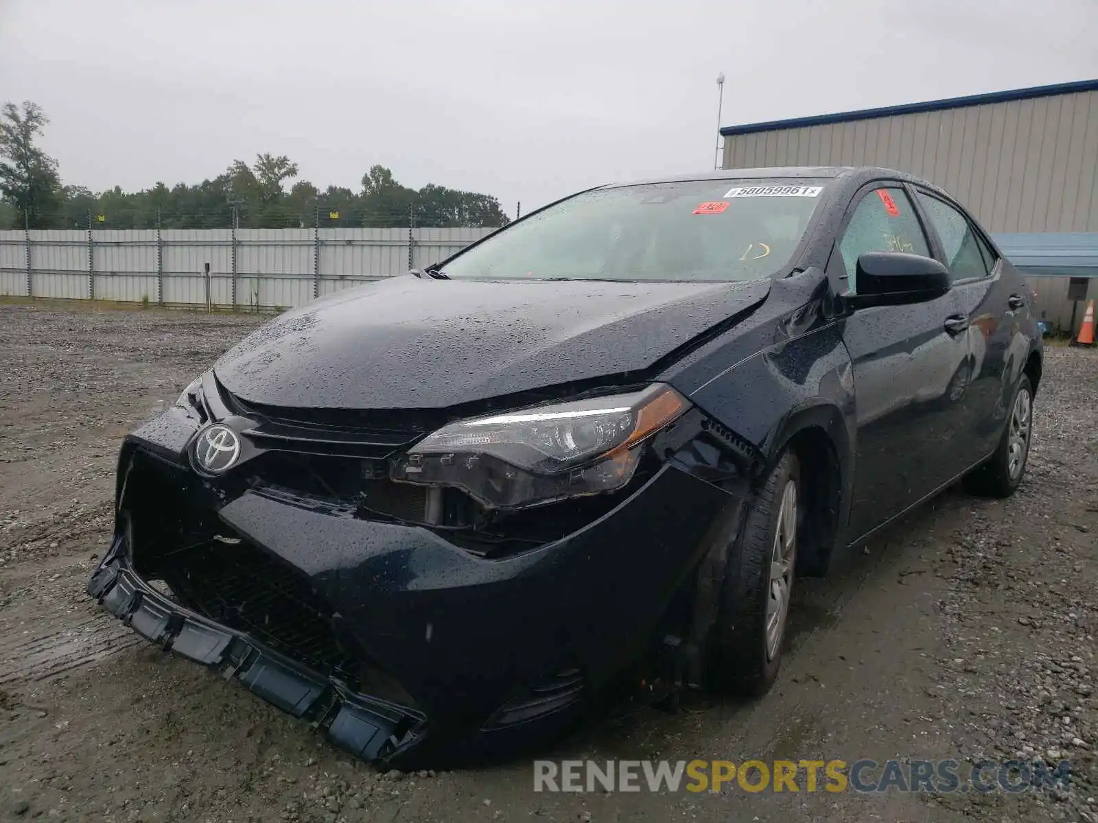 2 Photograph of a damaged car 2T1BURHE3KC182190 TOYOTA COROLLA 2019