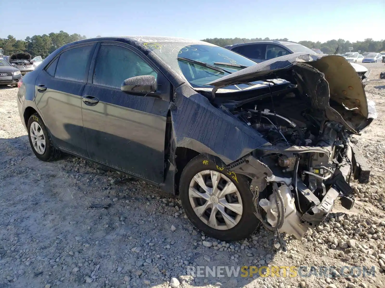 1 Photograph of a damaged car 2T1BURHE3KC182853 TOYOTA COROLLA 2019