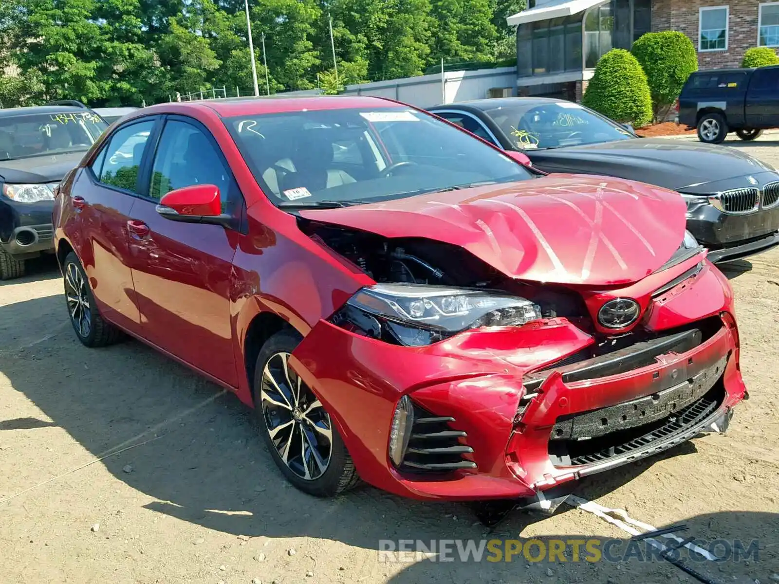 1 Photograph of a damaged car 2T1BURHE3KC183405 TOYOTA COROLLA 2019