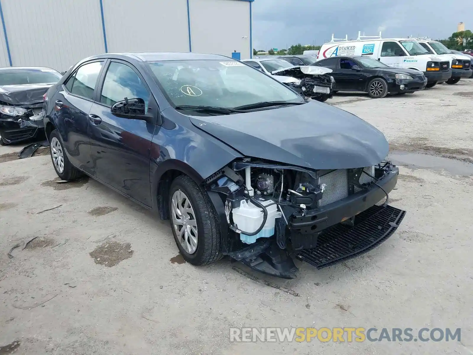 1 Photograph of a damaged car 2T1BURHE3KC183565 TOYOTA COROLLA 2019