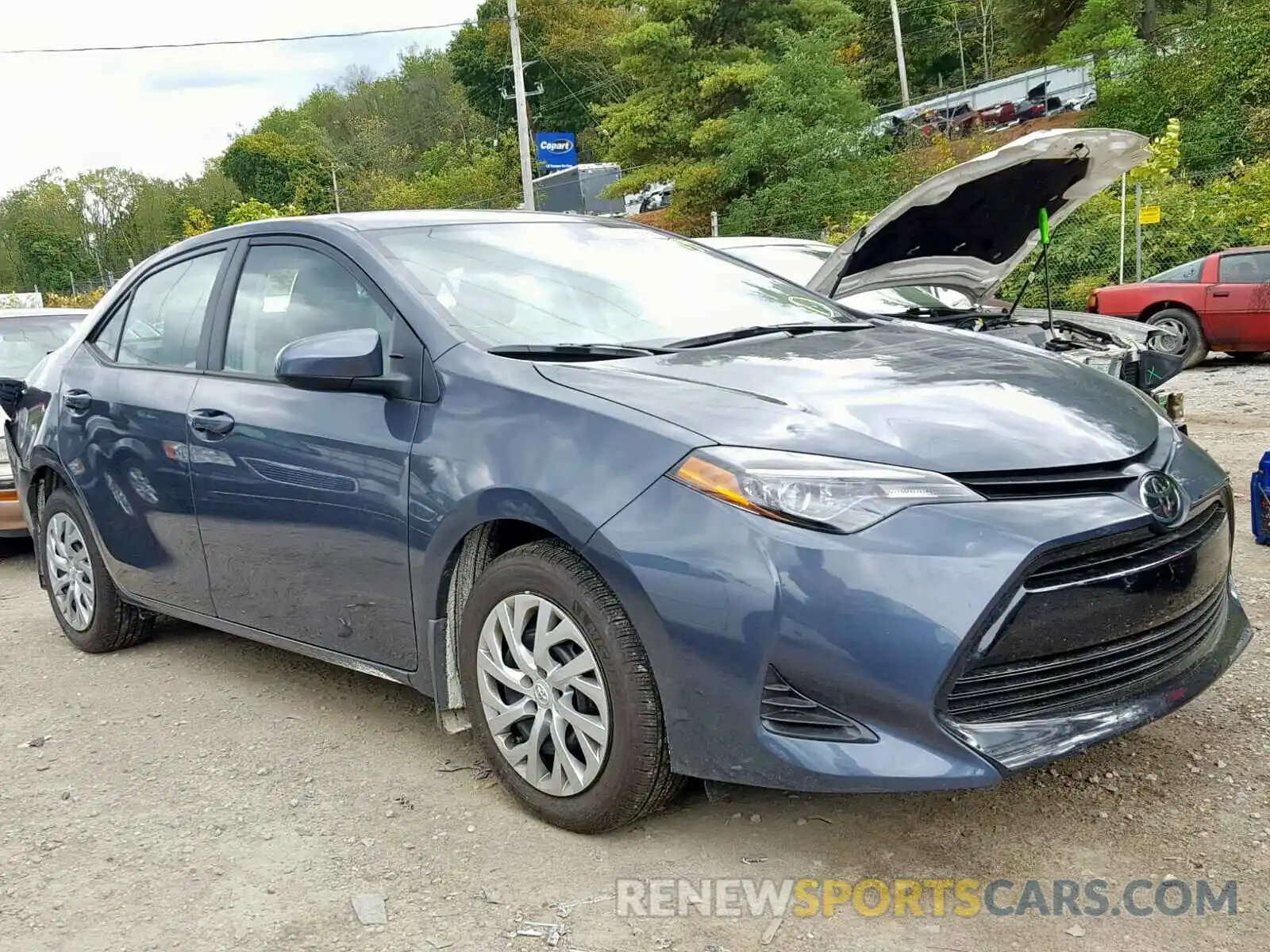 1 Photograph of a damaged car 2T1BURHE3KC184215 TOYOTA COROLLA 2019