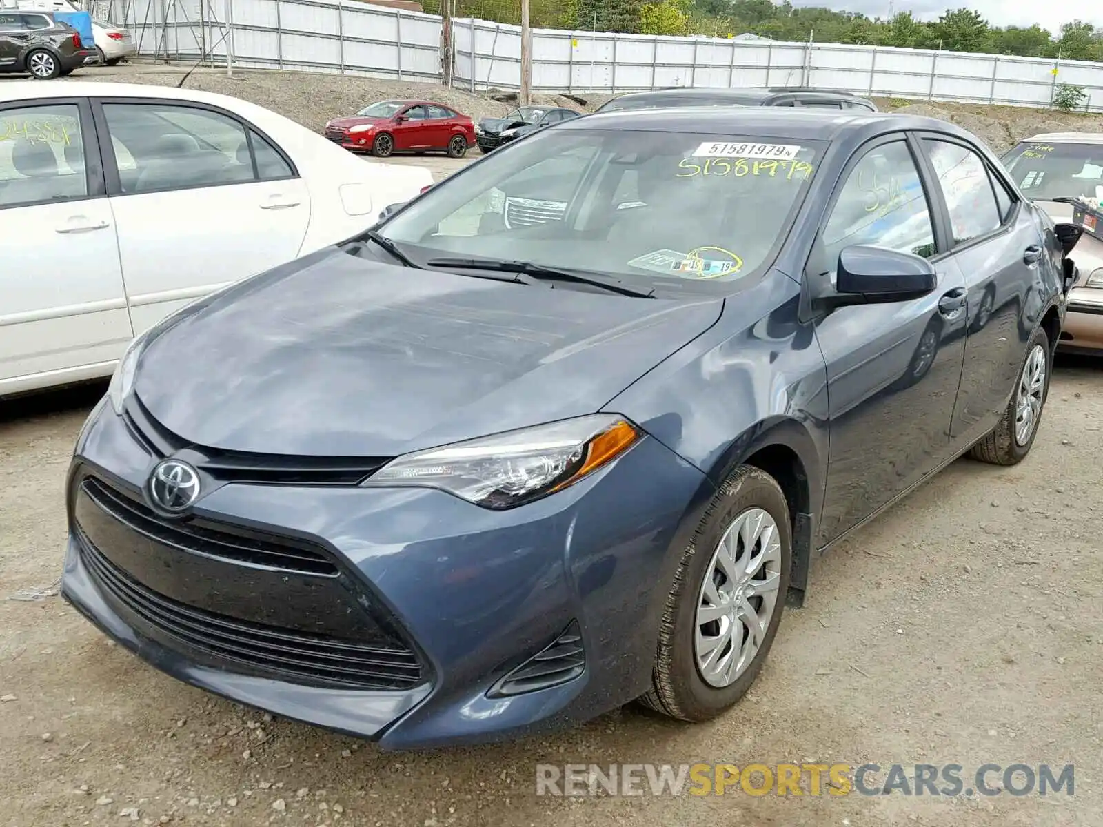 2 Photograph of a damaged car 2T1BURHE3KC184215 TOYOTA COROLLA 2019