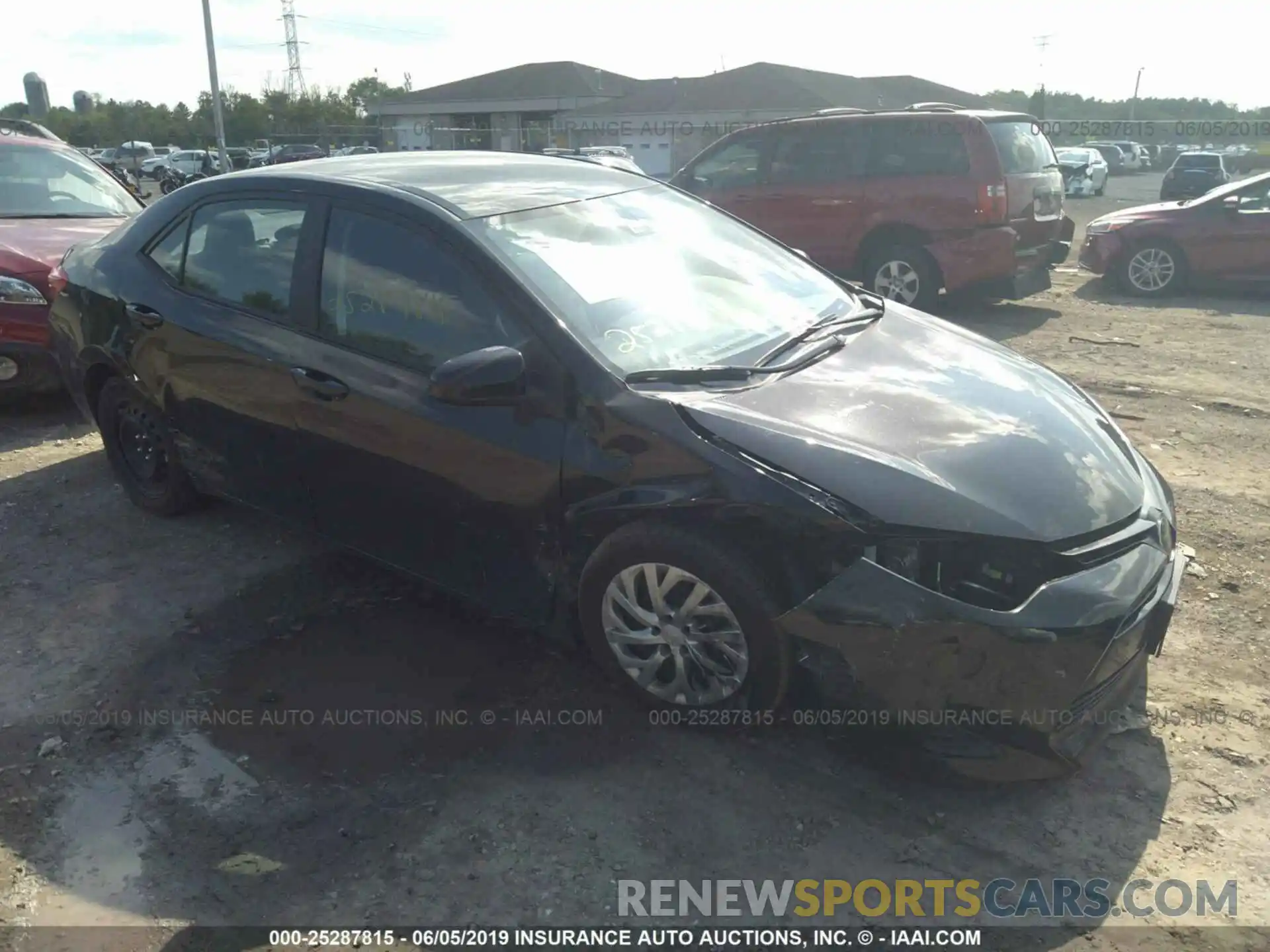 1 Photograph of a damaged car 2T1BURHE3KC184683 TOYOTA COROLLA 2019