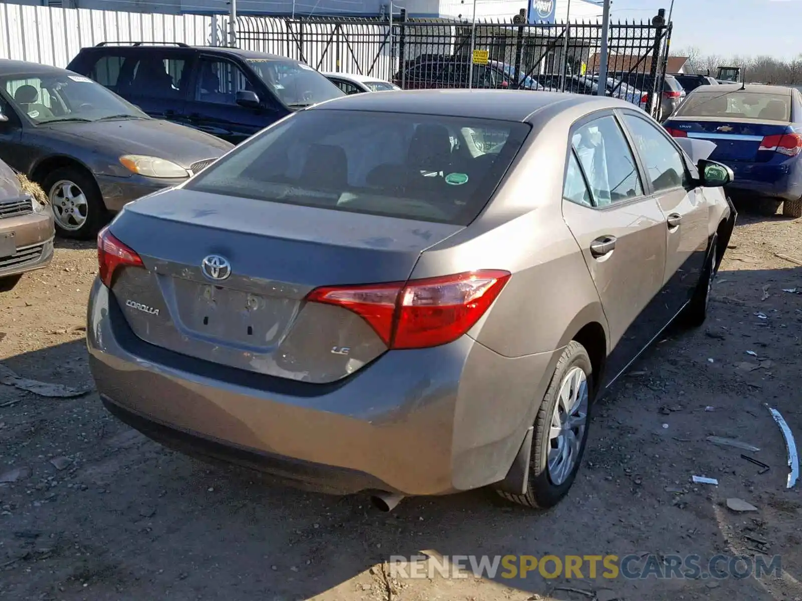 4 Photograph of a damaged car 2T1BURHE3KC185459 TOYOTA COROLLA 2019