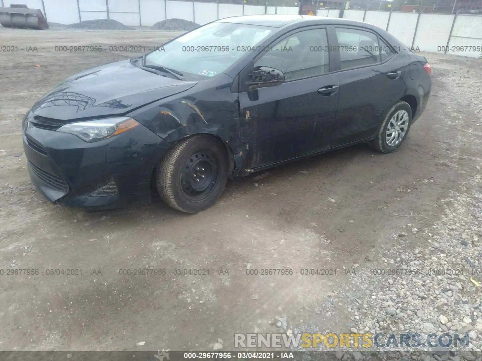 2 Photograph of a damaged car 2T1BURHE3KC185610 TOYOTA COROLLA 2019