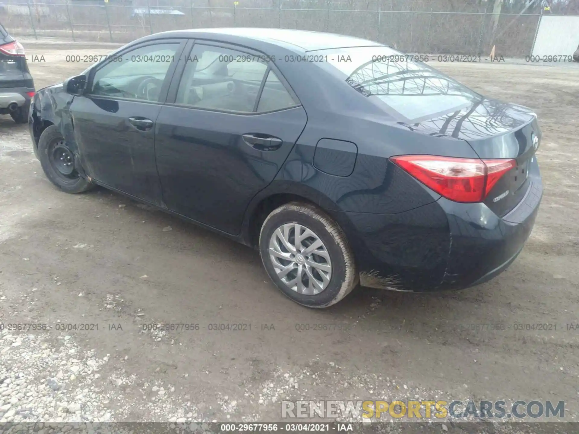 3 Photograph of a damaged car 2T1BURHE3KC185610 TOYOTA COROLLA 2019