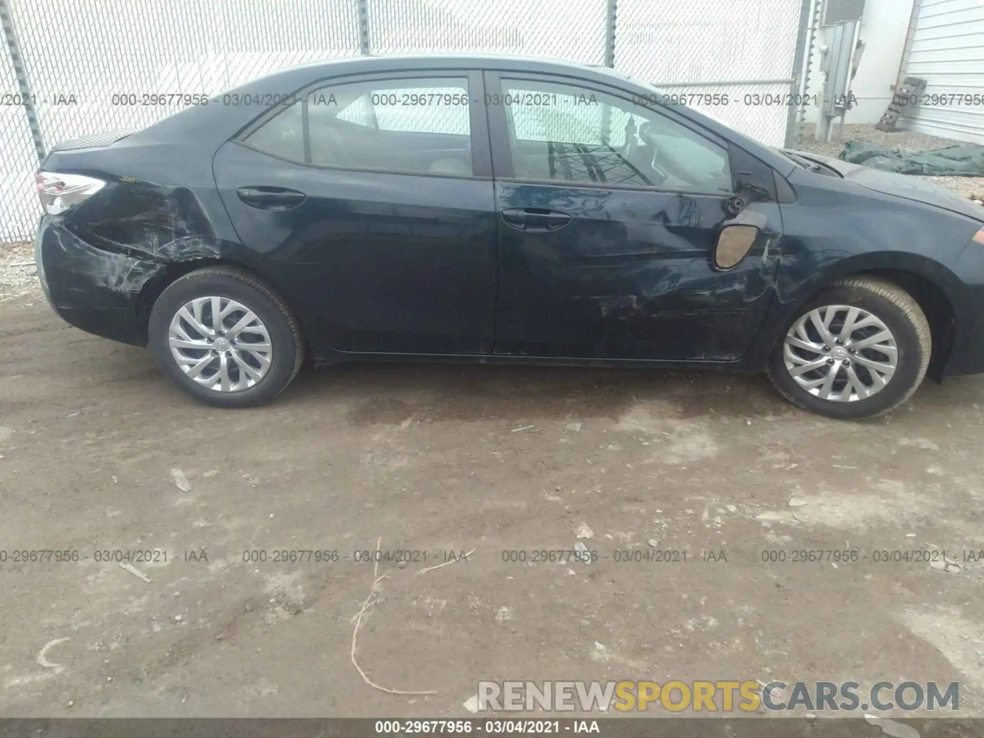 6 Photograph of a damaged car 2T1BURHE3KC185610 TOYOTA COROLLA 2019