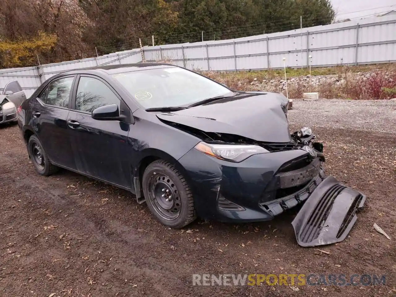 1 Photograph of a damaged car 2T1BURHE3KC186224 TOYOTA COROLLA 2019