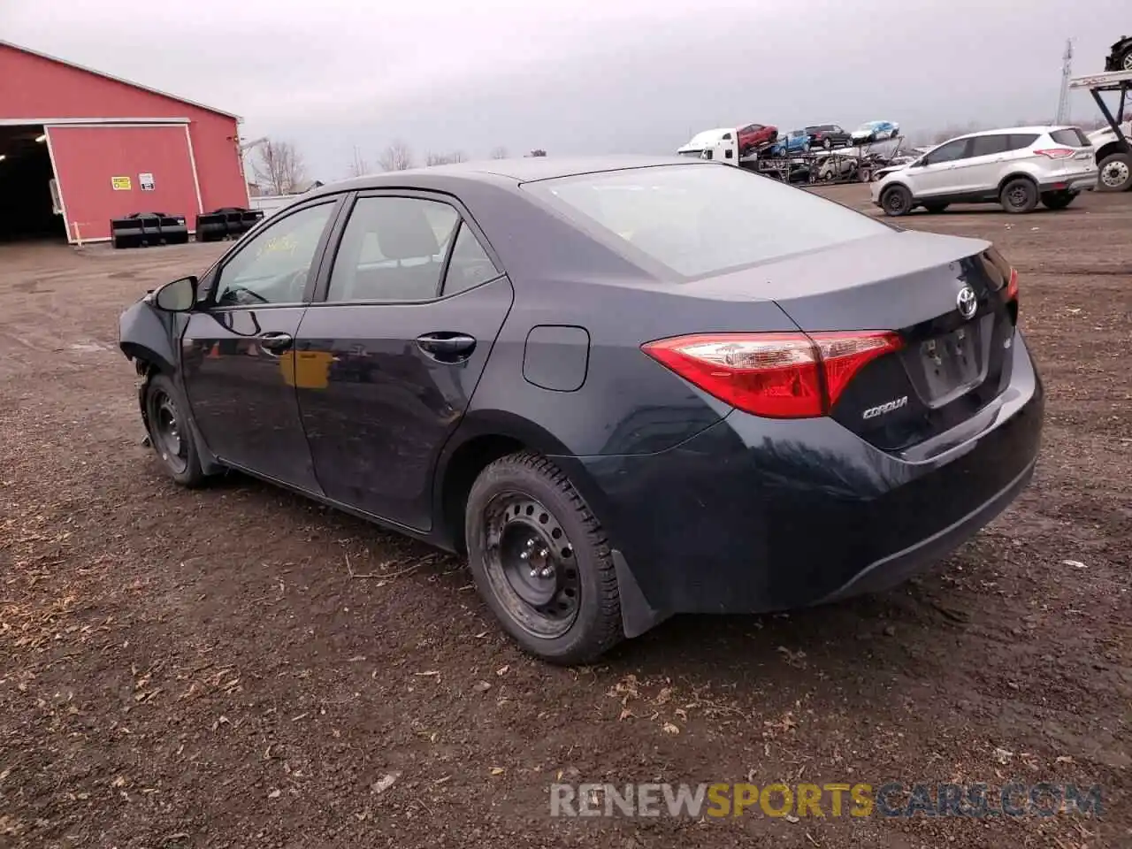 3 Photograph of a damaged car 2T1BURHE3KC186224 TOYOTA COROLLA 2019