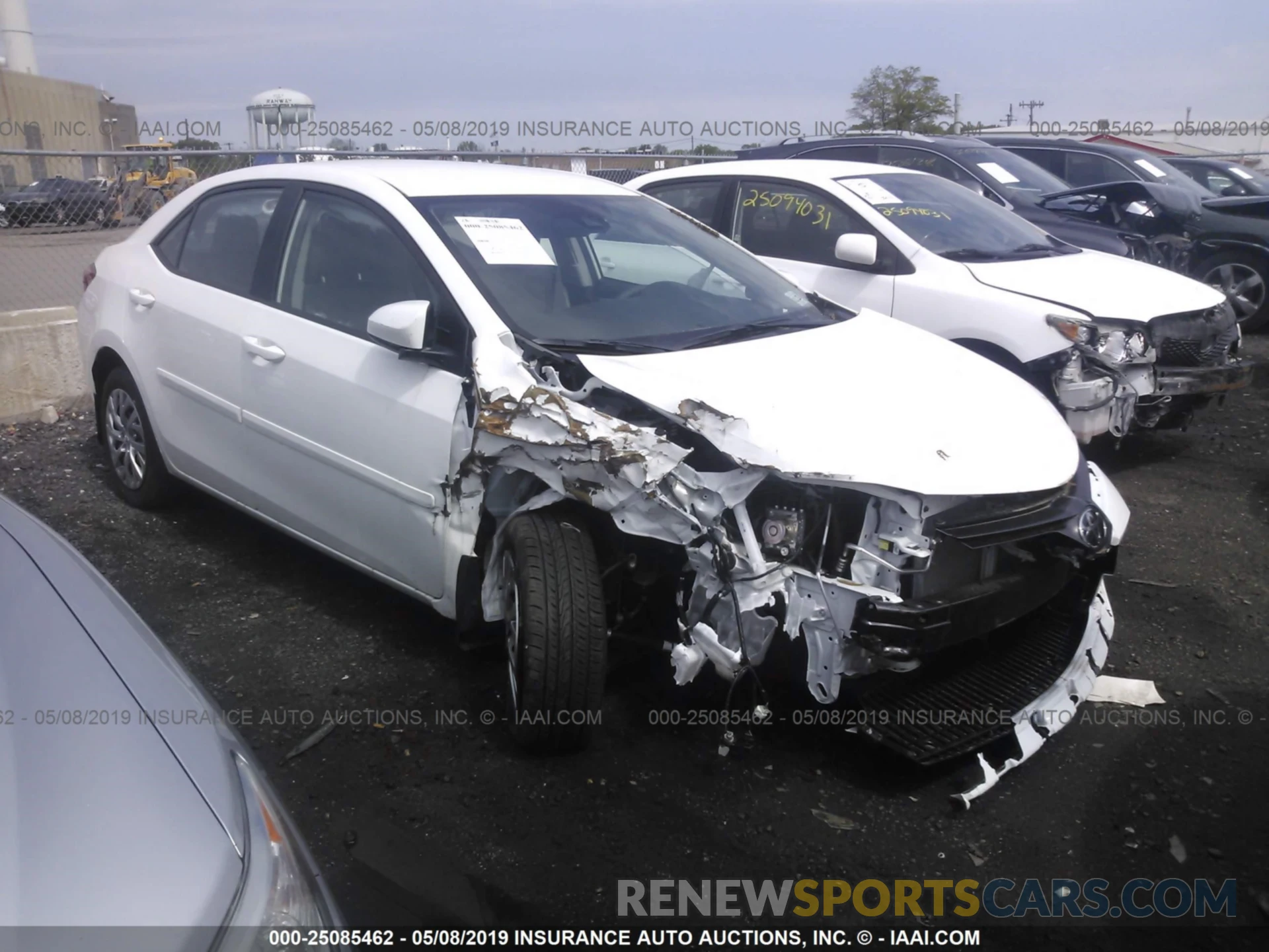 1 Photograph of a damaged car 2T1BURHE3KC187034 TOYOTA COROLLA 2019