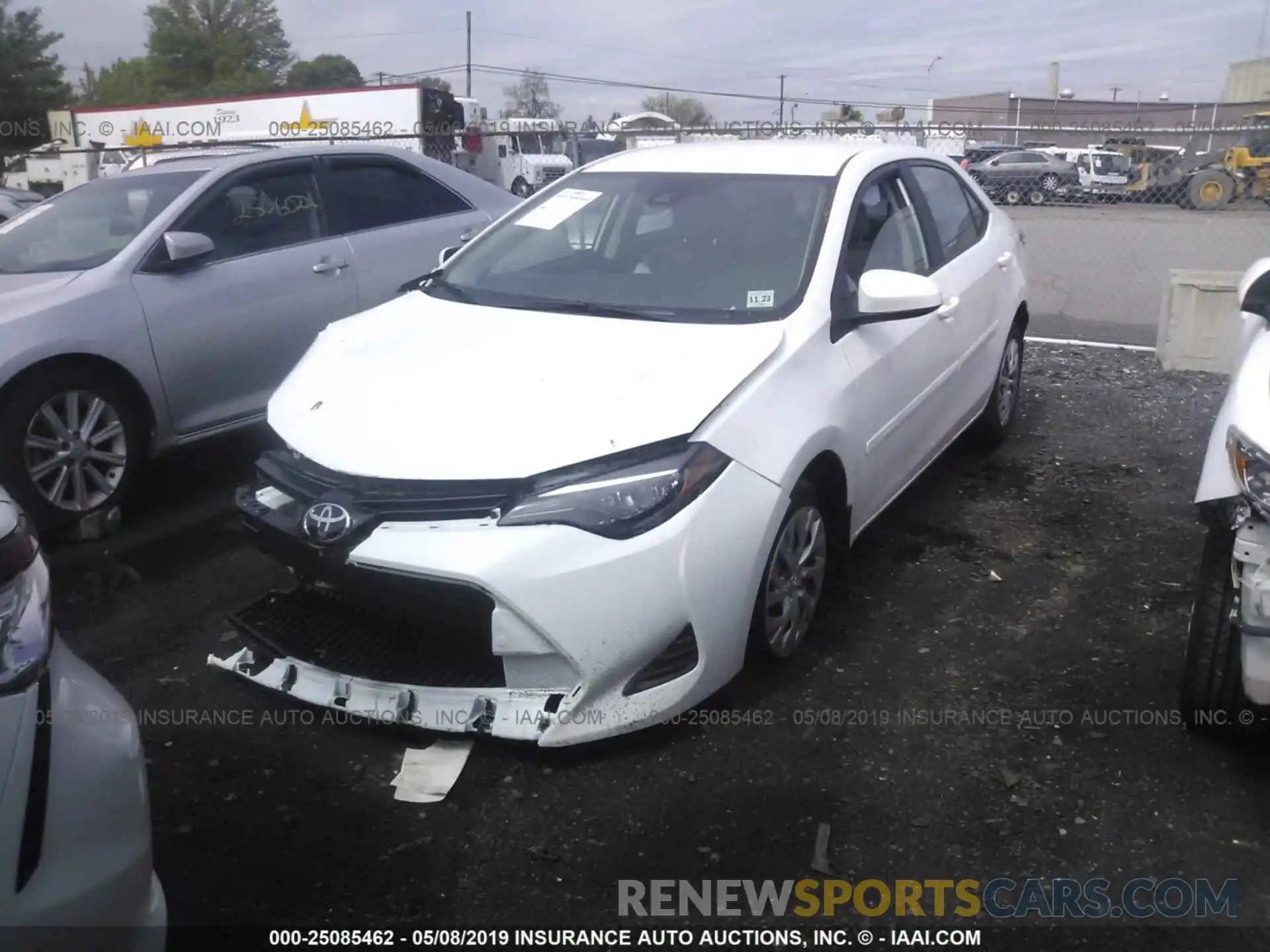 2 Photograph of a damaged car 2T1BURHE3KC187034 TOYOTA COROLLA 2019