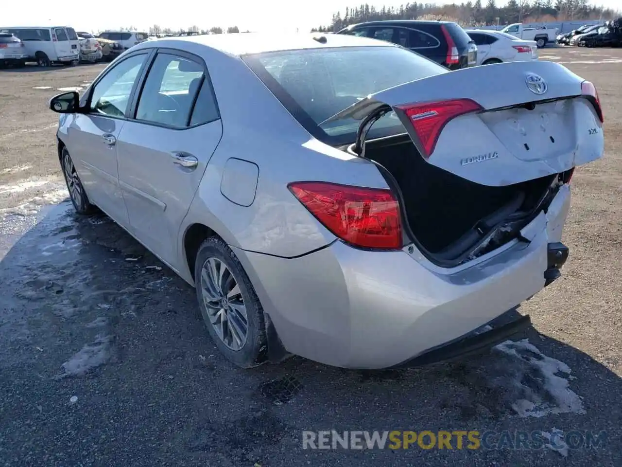 3 Photograph of a damaged car 2T1BURHE3KC187373 TOYOTA COROLLA 2019