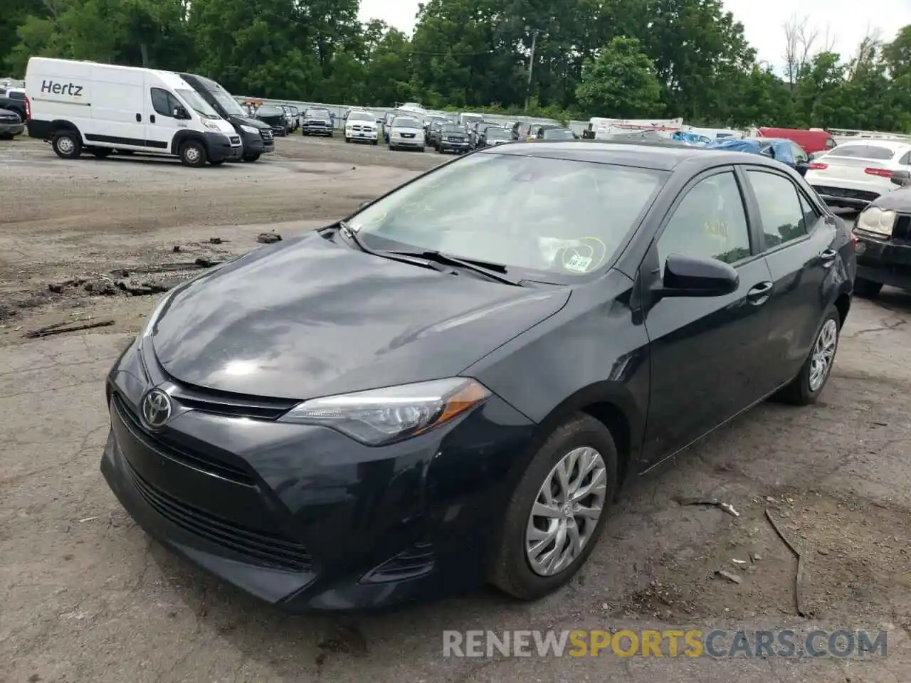 2 Photograph of a damaged car 2T1BURHE3KC188460 TOYOTA COROLLA 2019