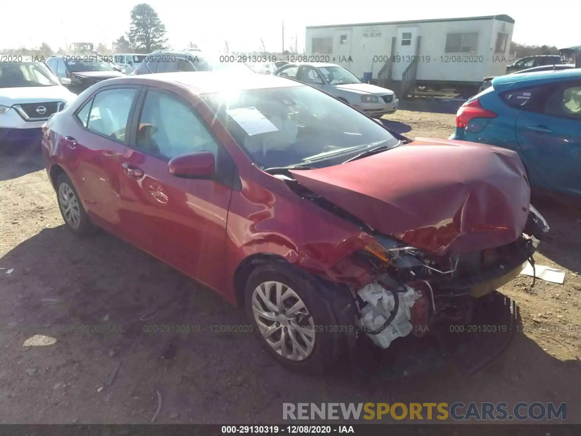 1 Photograph of a damaged car 2T1BURHE3KC188555 TOYOTA COROLLA 2019