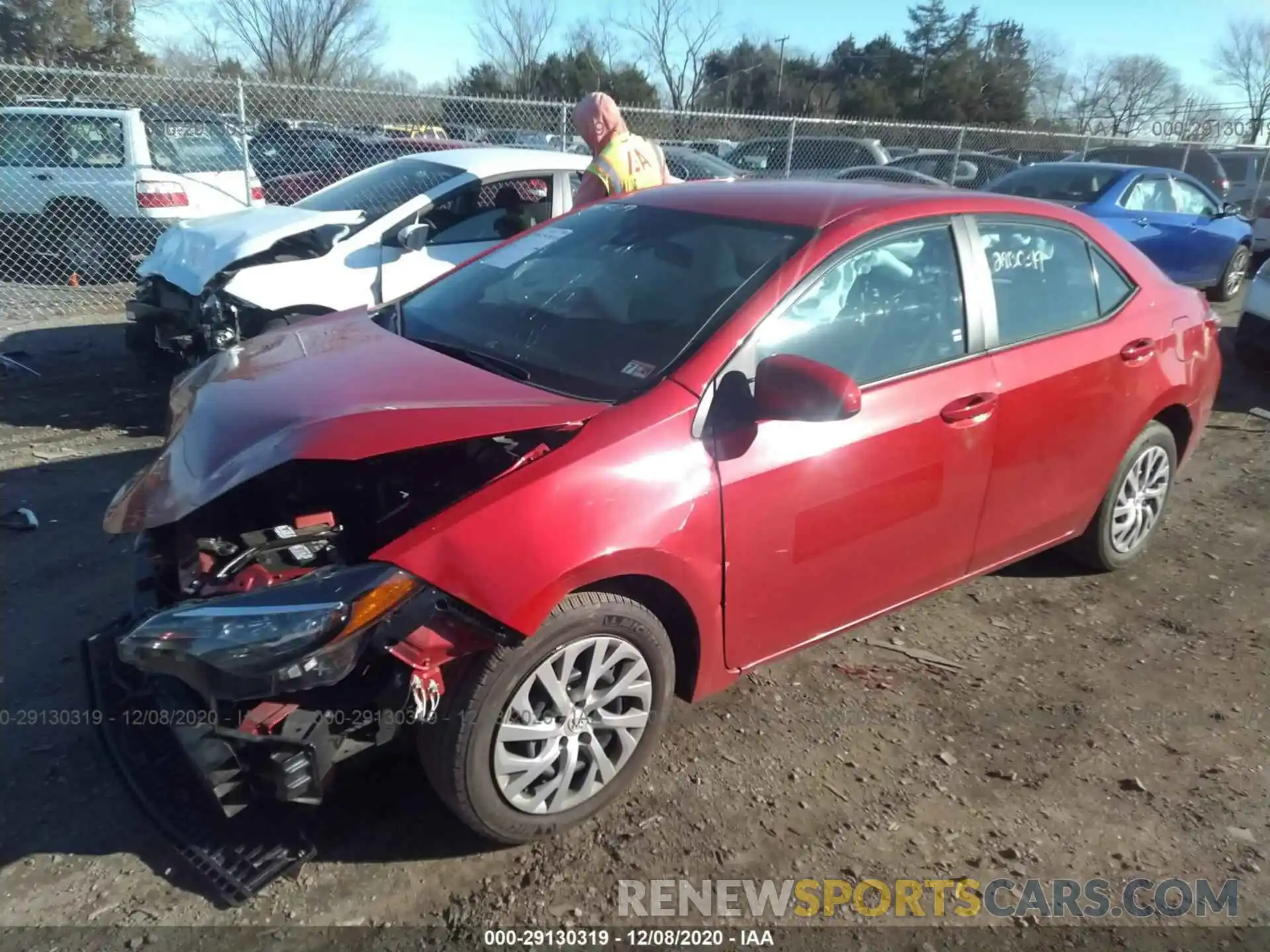 2 Photograph of a damaged car 2T1BURHE3KC188555 TOYOTA COROLLA 2019