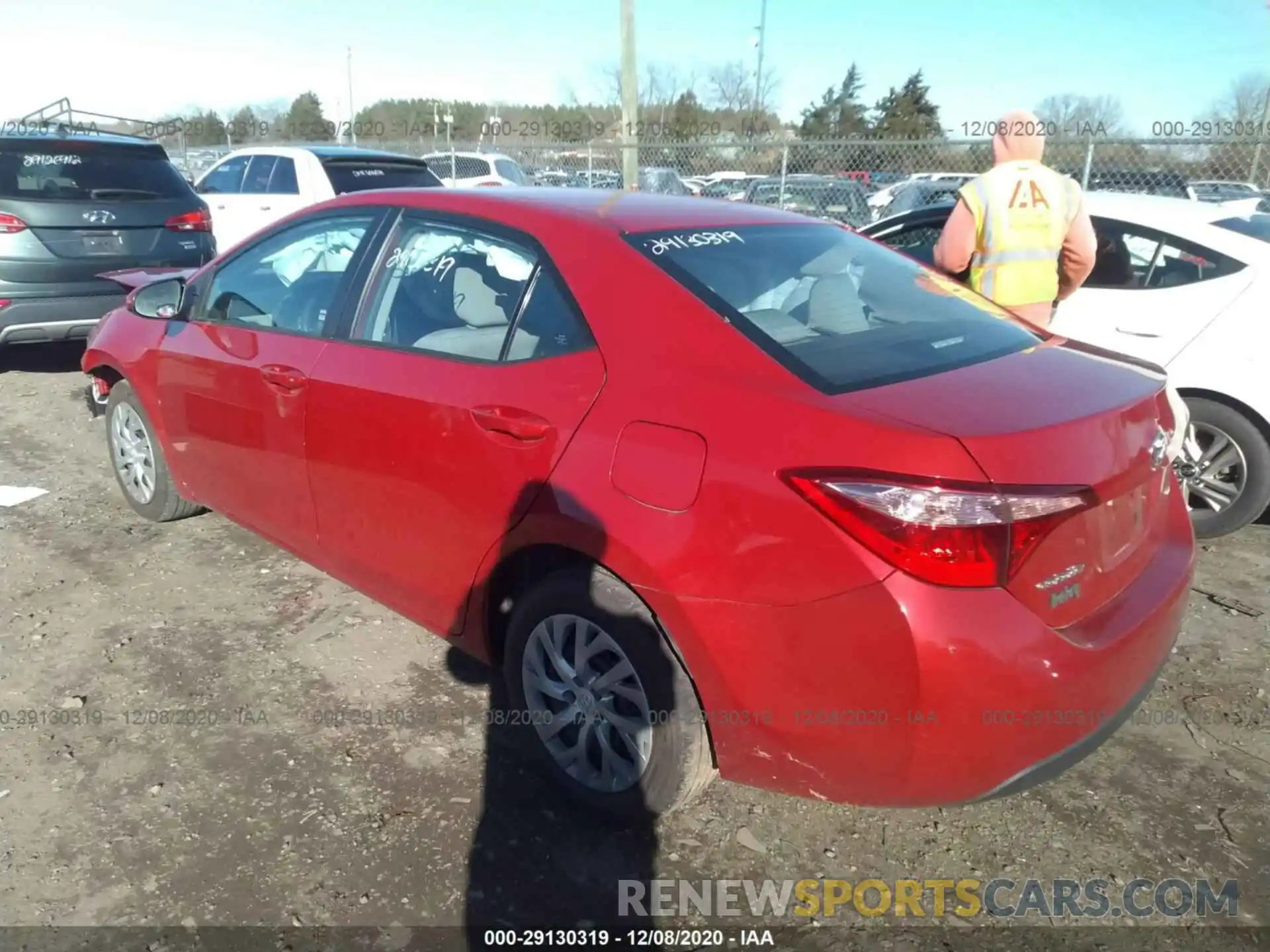 3 Photograph of a damaged car 2T1BURHE3KC188555 TOYOTA COROLLA 2019