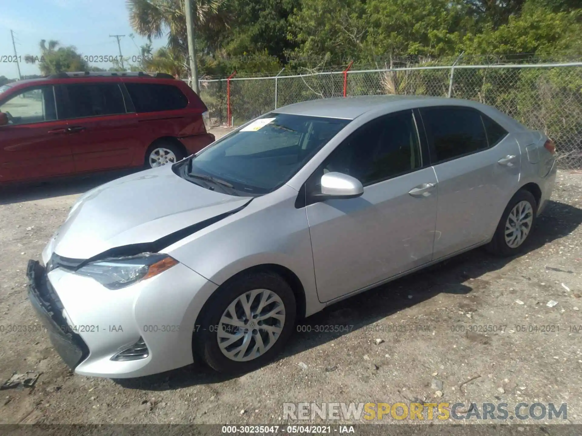 2 Photograph of a damaged car 2T1BURHE3KC188748 TOYOTA COROLLA 2019