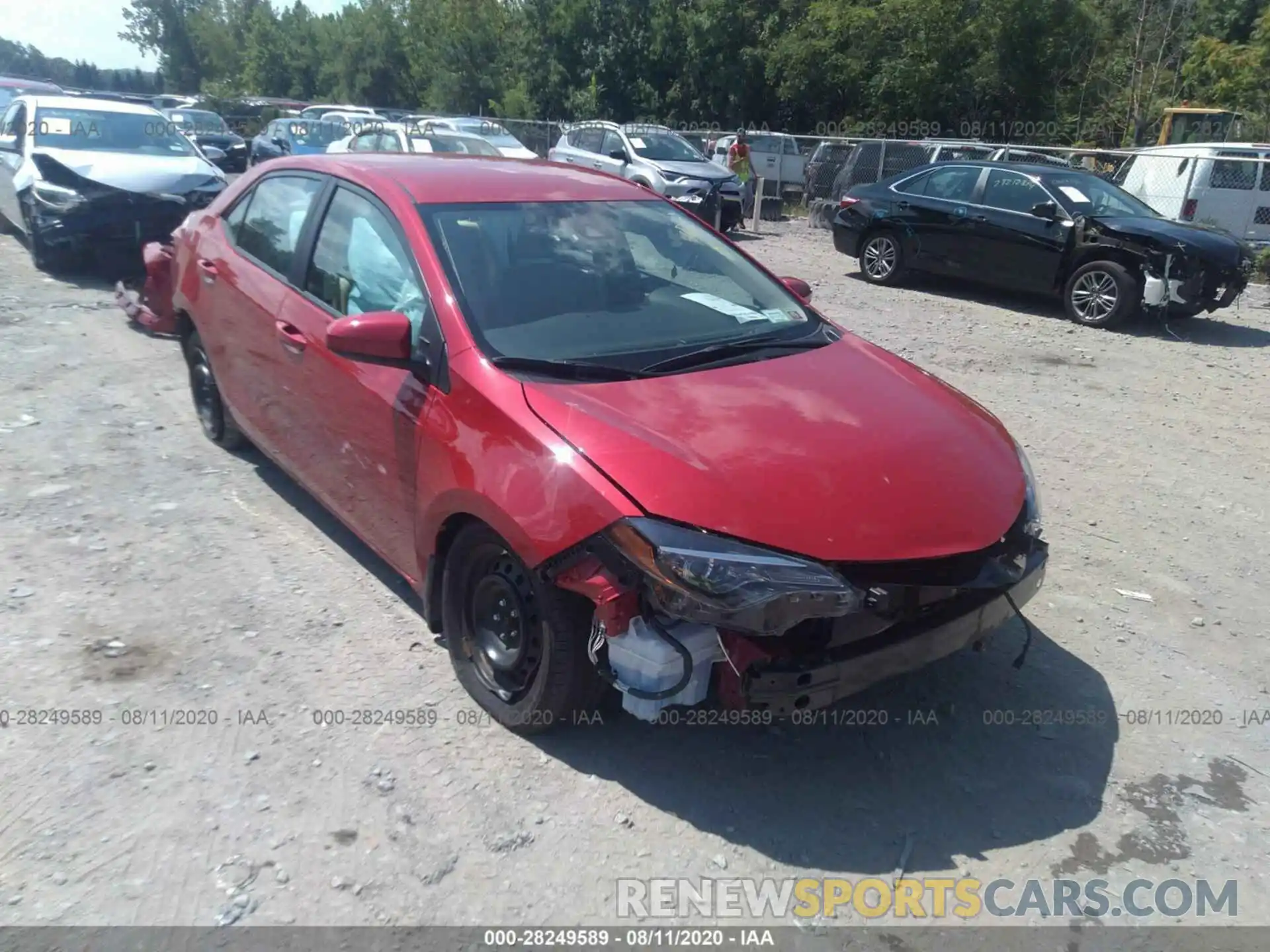 1 Photograph of a damaged car 2T1BURHE3KC189186 TOYOTA COROLLA 2019