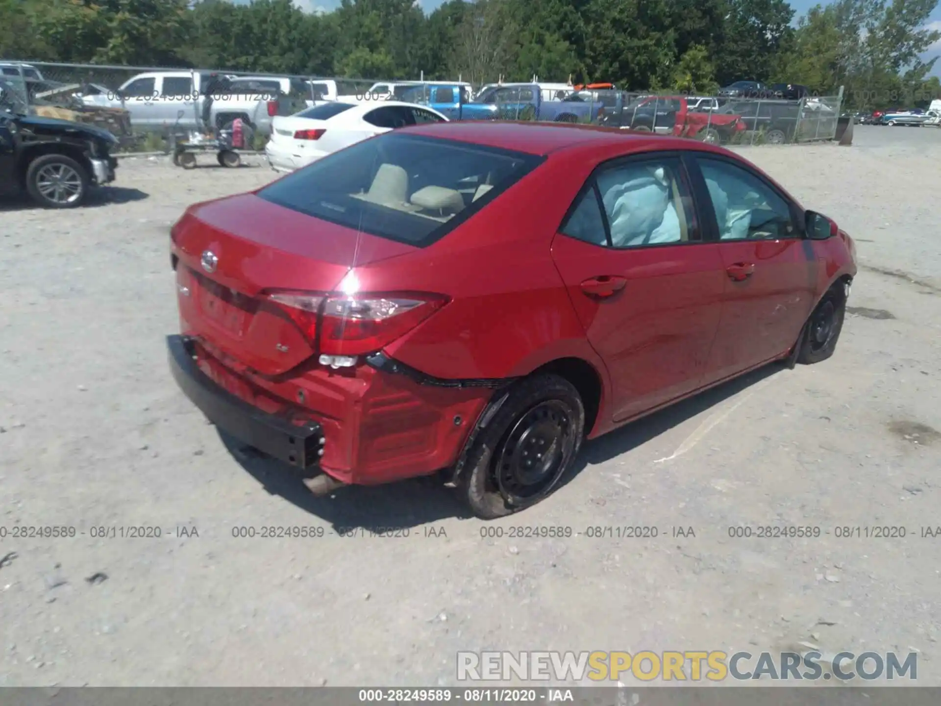 4 Photograph of a damaged car 2T1BURHE3KC189186 TOYOTA COROLLA 2019