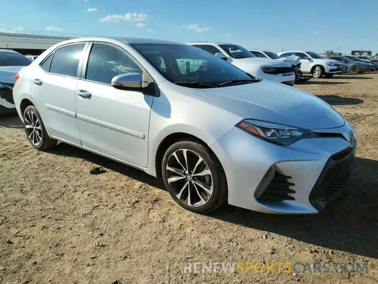 1 Photograph of a damaged car 2T1BURHE3KC190192 TOYOTA COROLLA 2019