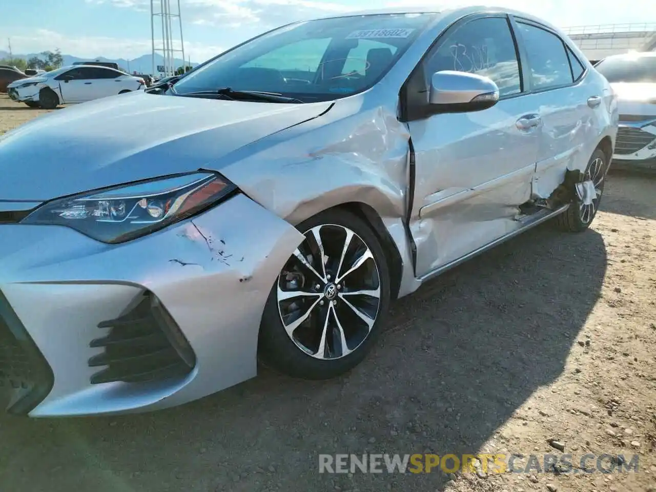 9 Photograph of a damaged car 2T1BURHE3KC190192 TOYOTA COROLLA 2019