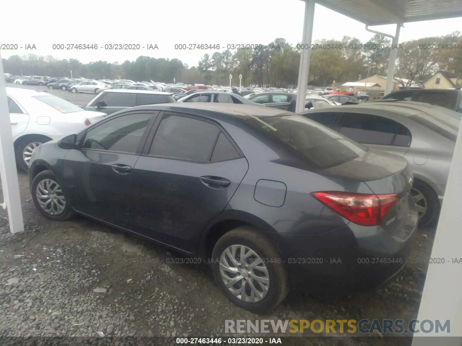 3 Photograph of a damaged car 2T1BURHE3KC190306 TOYOTA COROLLA 2019