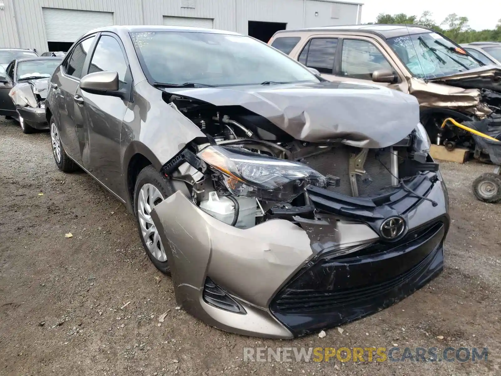 1 Photograph of a damaged car 2T1BURHE3KC191150 TOYOTA COROLLA 2019