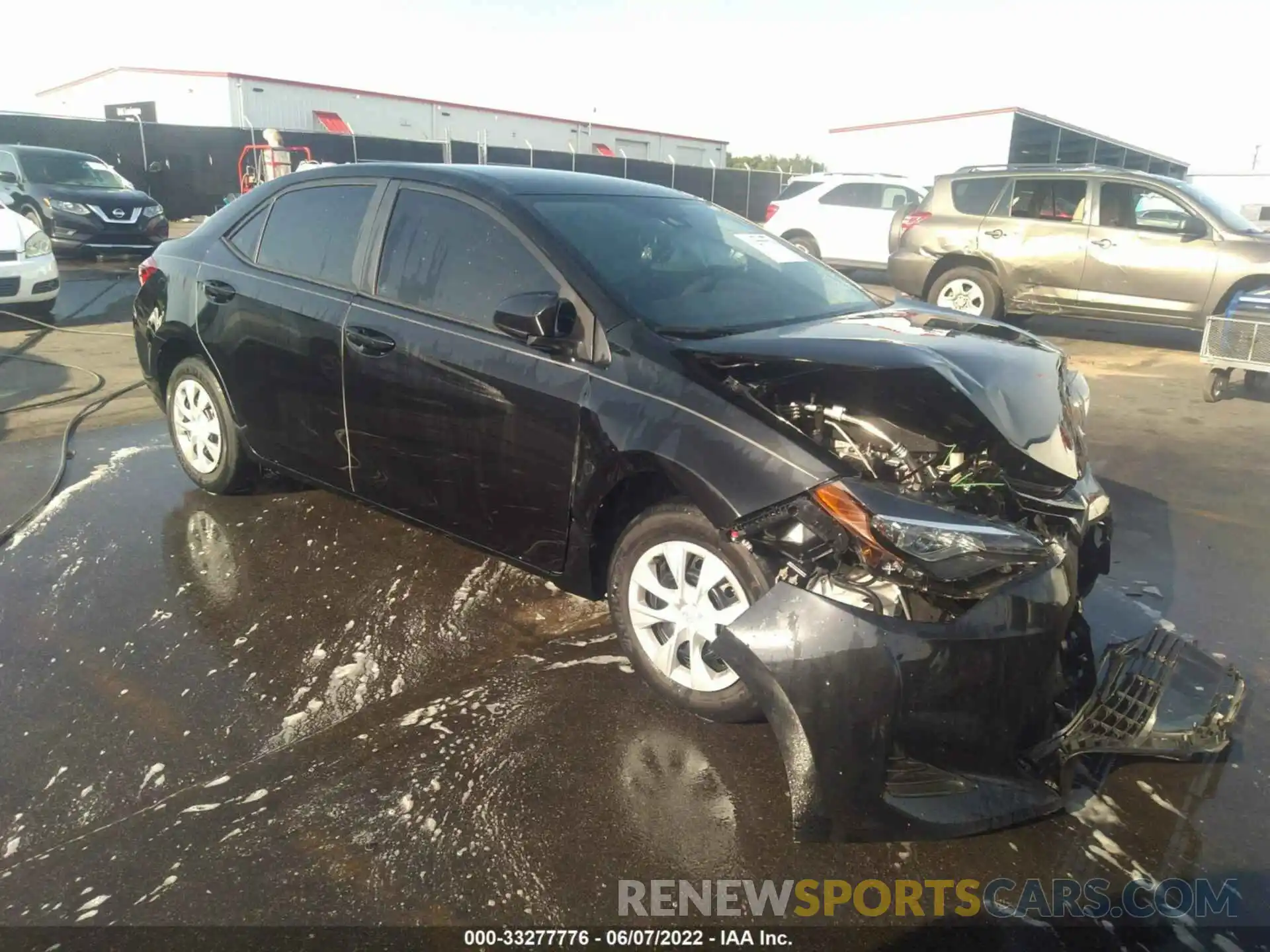 1 Photograph of a damaged car 2T1BURHE3KC191617 TOYOTA COROLLA 2019