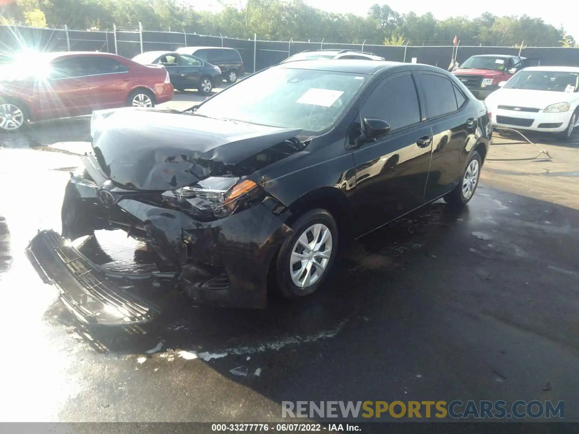 2 Photograph of a damaged car 2T1BURHE3KC191617 TOYOTA COROLLA 2019