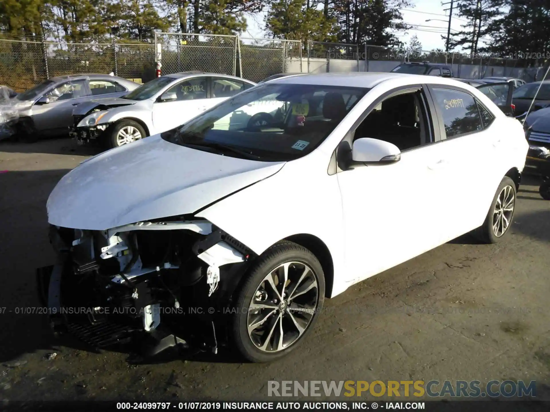 2 Photograph of a damaged car 2T1BURHE3KC192881 TOYOTA COROLLA 2019